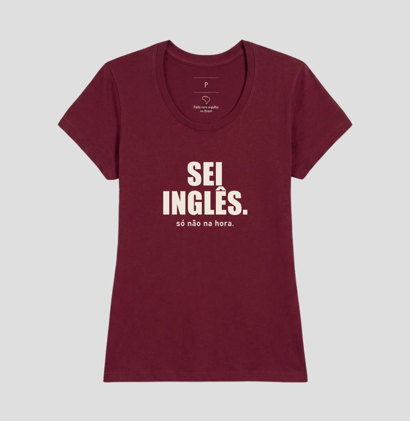 Camiseta Sei Inglês - Imagem 19