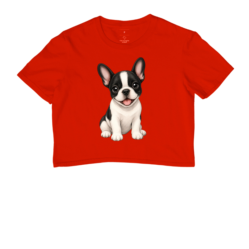Bulldog (Buldogue) Francês Preto e Branco - Desenho Animado - Imagem 7