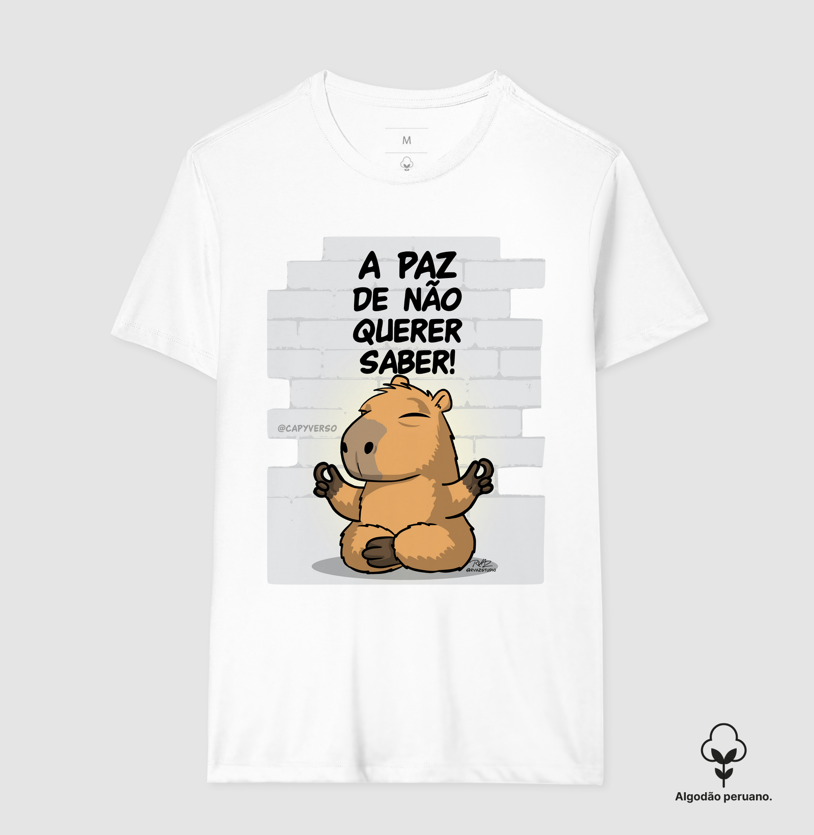 Camiseta Capivara Paz - Imagem 2