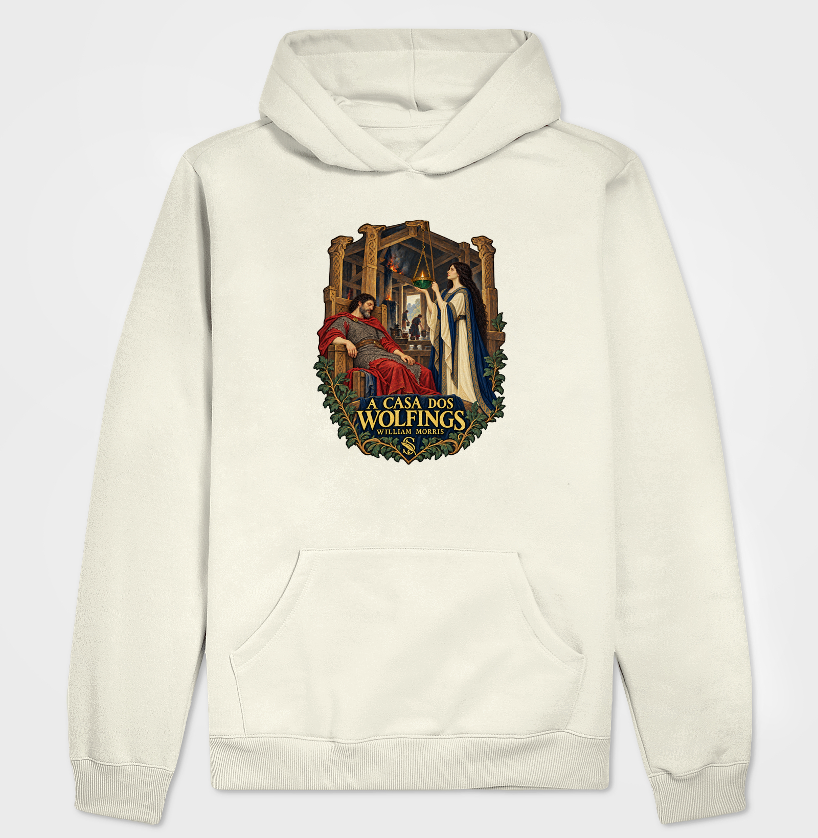 A Casa dos Wolfings — A lâmpada do salão — Hoodie - Imagem 5