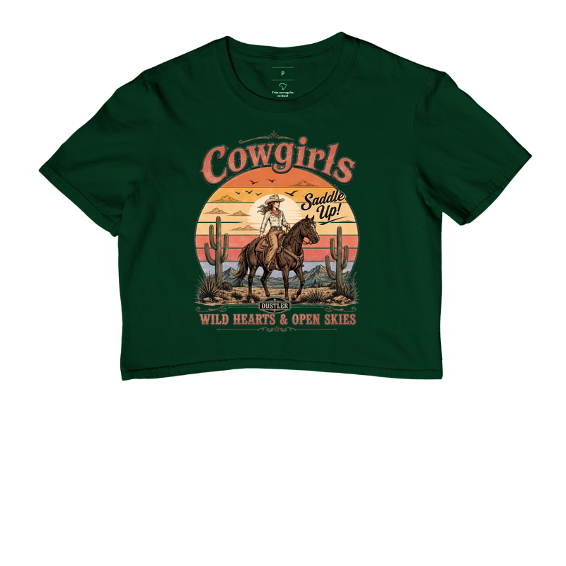 Cropped Country Cowgirls Saddle Up - Imagem 5