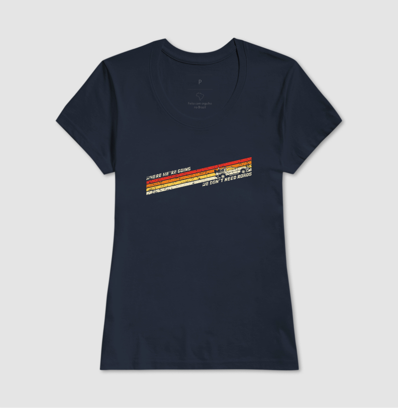 Camiseta We don't Need Vintage Roads - Imagem 5