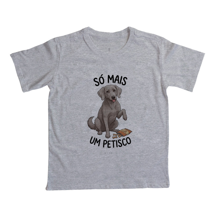 CAMISETA INFANTIL WEIMANARER PETISCO - Imagem 4