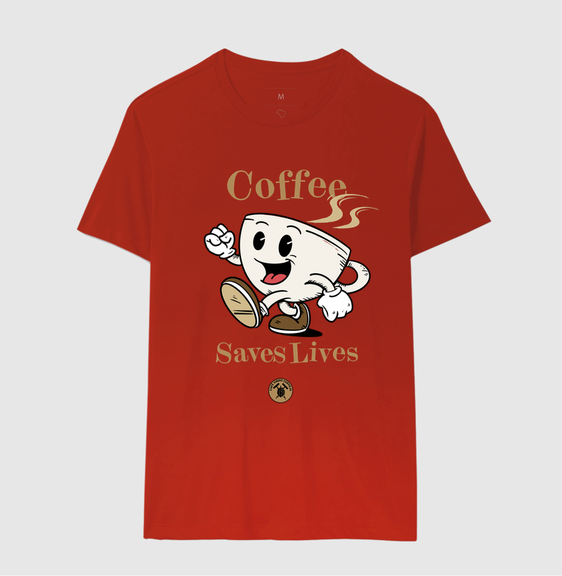 Camisa Café Coffee saves lives  - Imagem 10