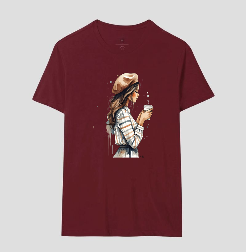 Camiseta Algodão Premium - Manhã Francesa    - Imagem 18