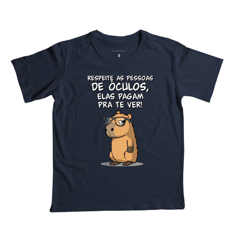Camiseta Capivara Óculos - Imagem 4
