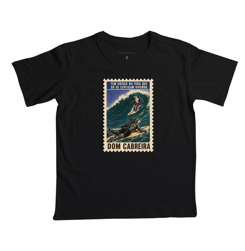 Camiseta Infantil Selo Vivendo a Vida do Surfe - Imagem 7