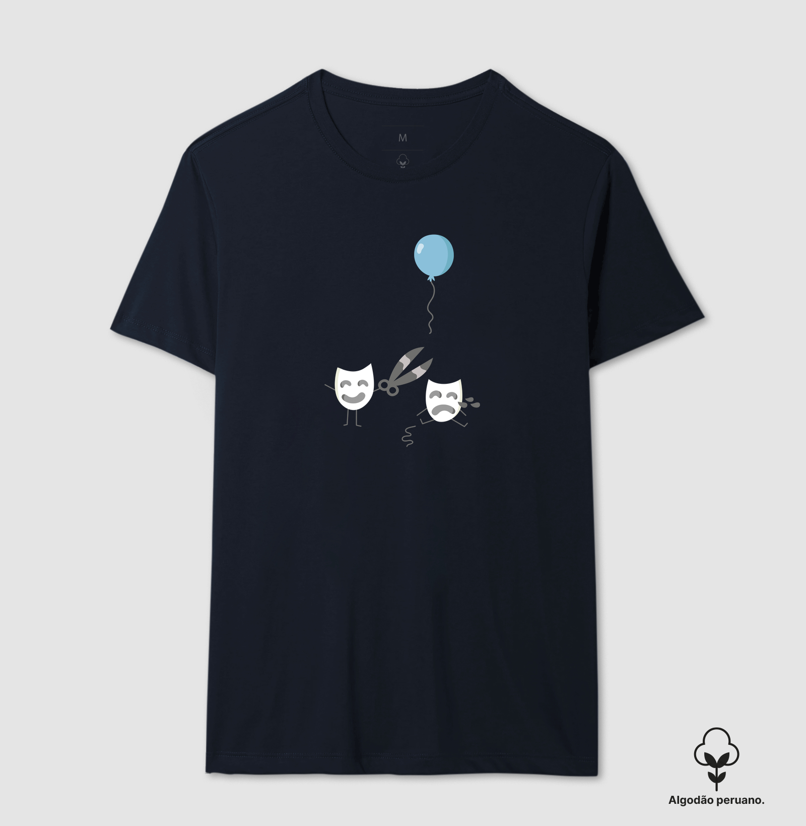 Camiseta Algodão Peruano Mascaras - Imagem 4