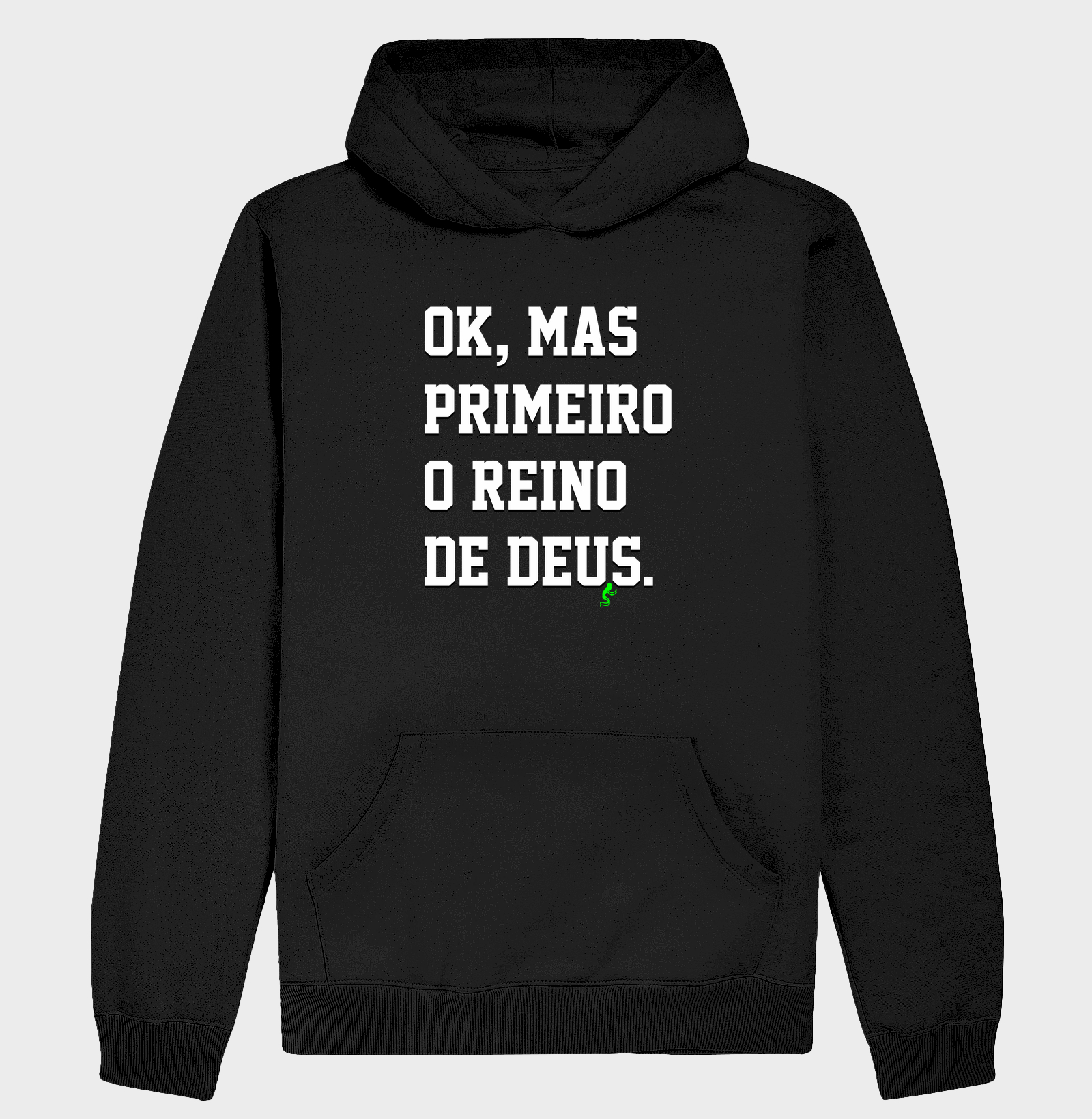 Hoodie Moletom Cristão Primeiro o Reino de Deus - Imagem 2