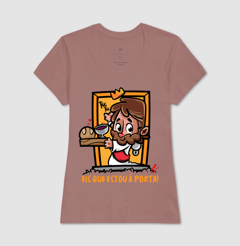 Camiseta Cristã Jesus Está à Porta - Imagem 17