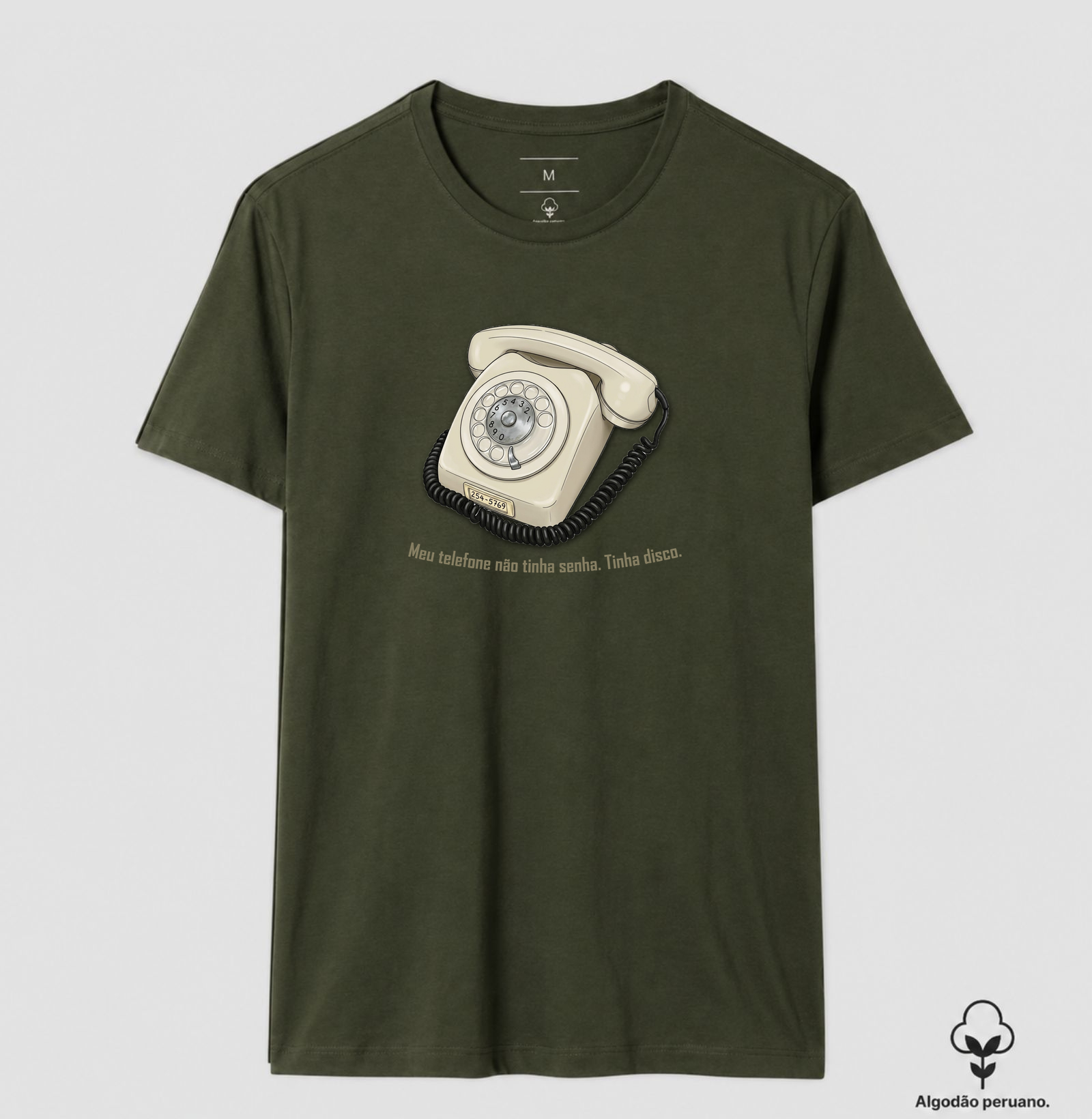 Camiseta Vintage Telefone Disco - Imagem 6