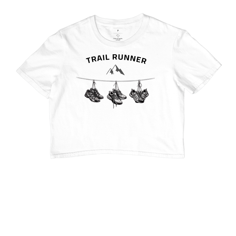 Camiseta Cropped Fôlego & Trilha | Tênis no Fio - Imagem 5