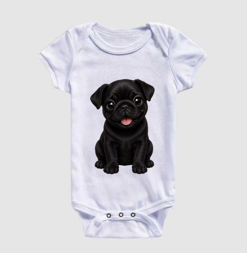 Pug Preto - Desenho Animado - Imagem 3