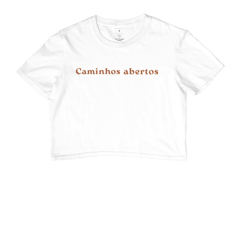 Camiseta 100% Algodão "Caminhos Abertos" – Estilo Minimalista com Significado - Imagem 3