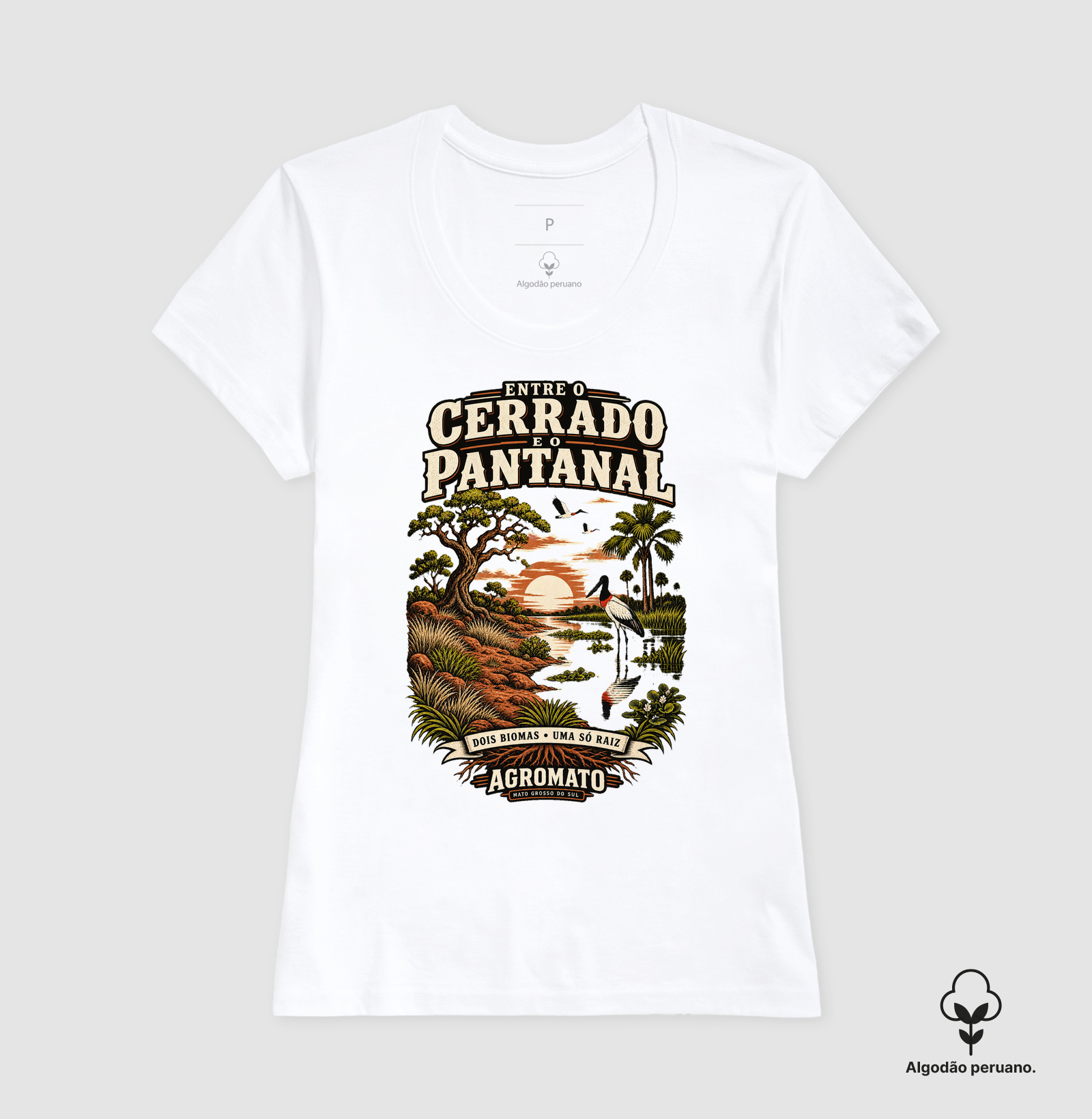 Camiseta Entre o Cerrado e o Pantanal - Imagem 3