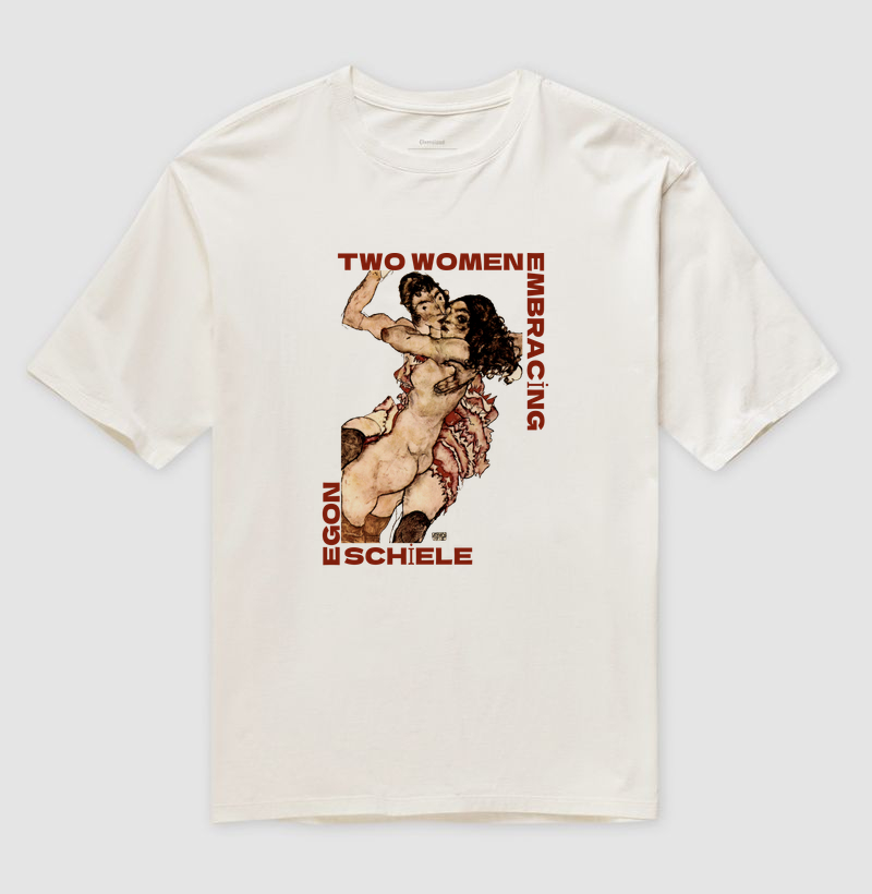 Duas mulheres se abraçando (1915) - Egon Schiele - Imagem 4