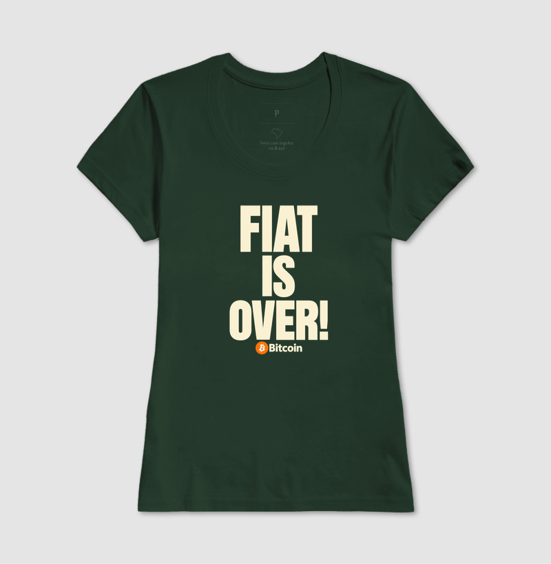 Camiseta Bitcoin Fiat Is Over - Imagem 14