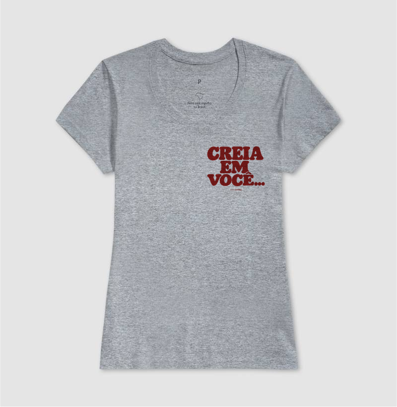 Camiseta Creia em Você (estampa P) - Imagem 9