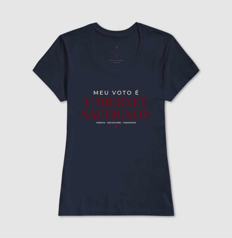 Camiseta “Meu Voto é Cabernet Sauvignon” – Wine Premium - Imagem 7