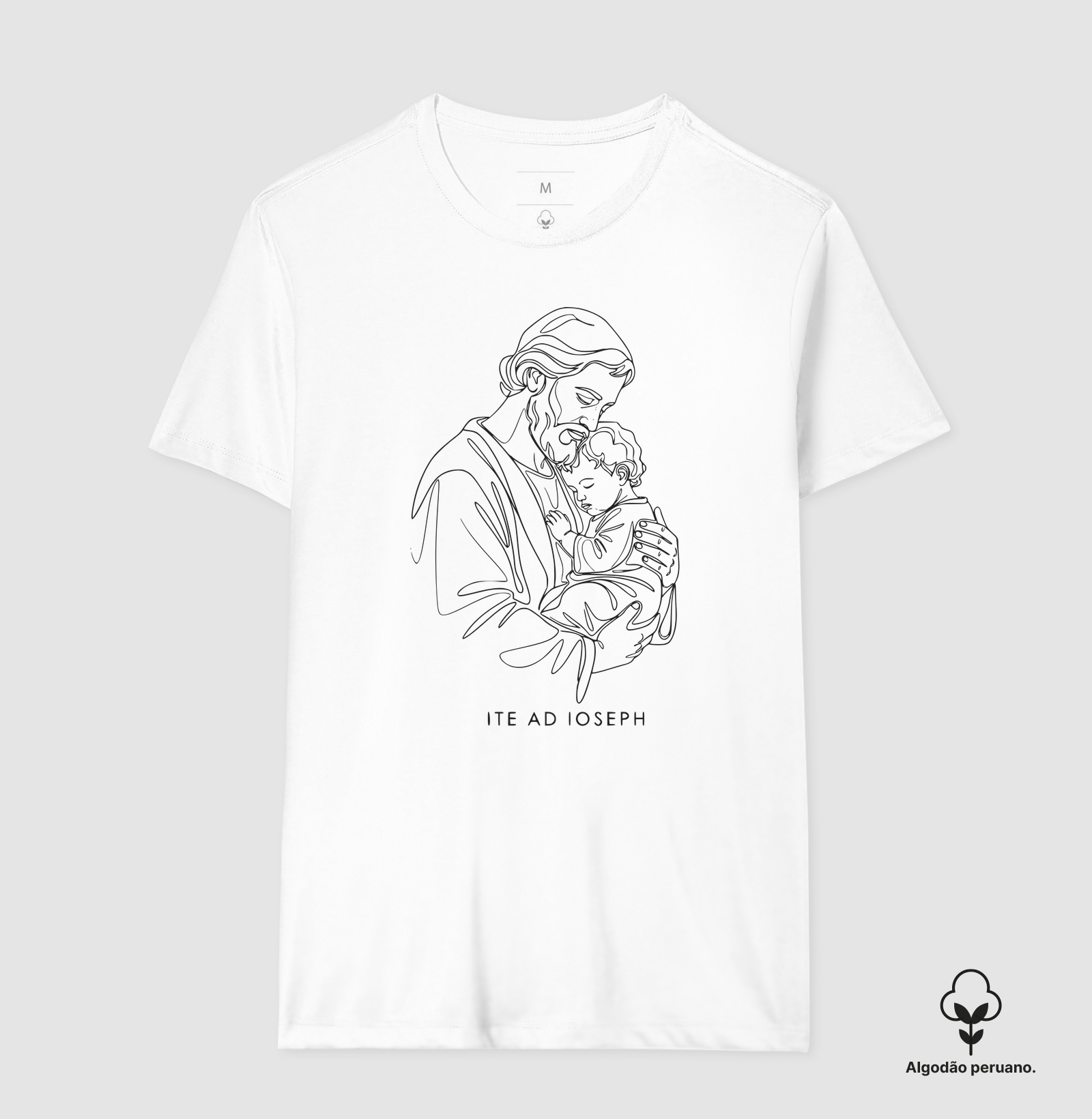 São José Ite Ad Ioseph Lineart - Imagem 2