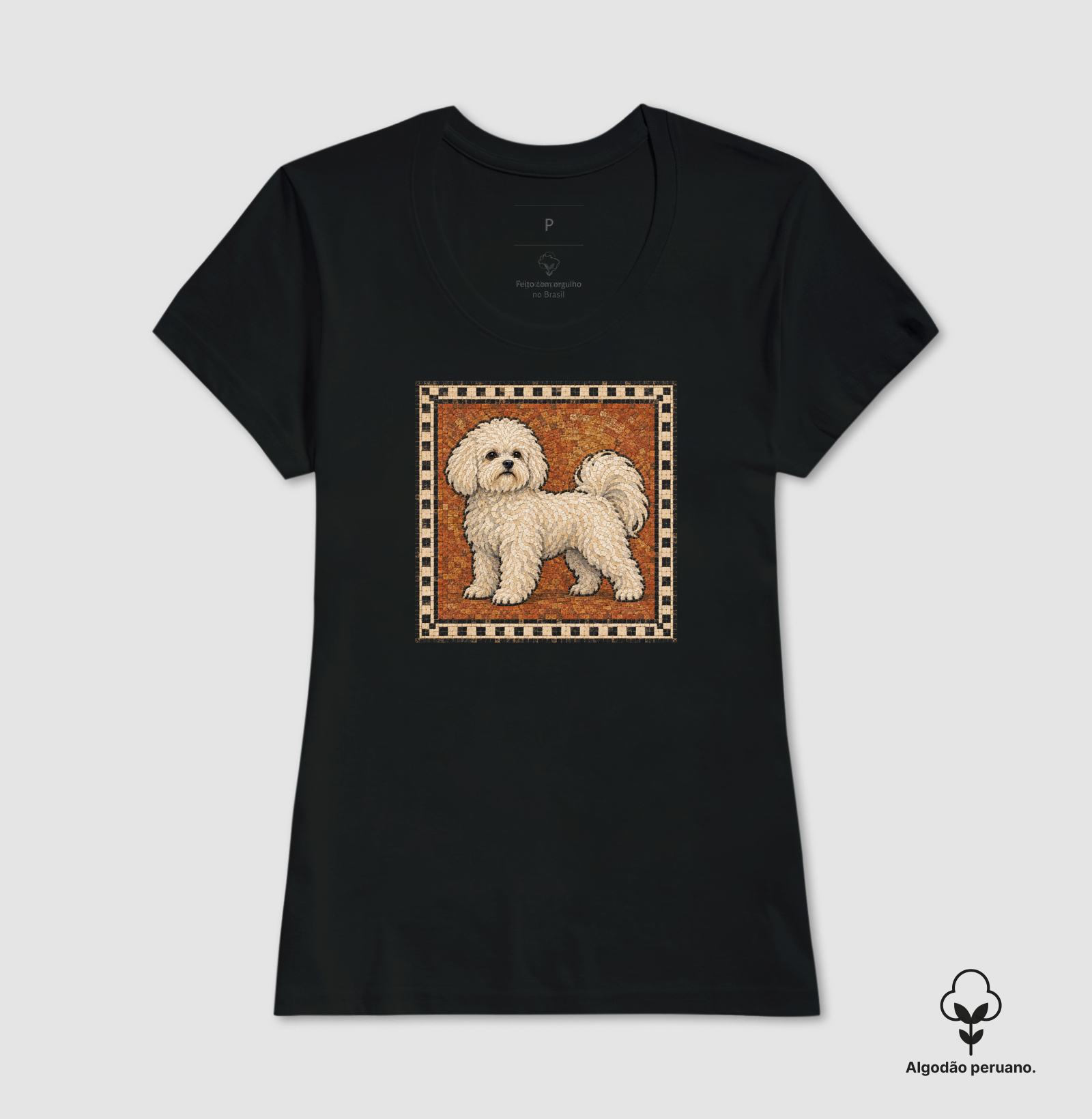 Cachorro em Mosaico Romano - Imagem 7
