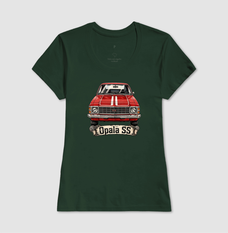 Opala SS - Vermelho com Faixas Brancas - Chevrolet Clássico Vintage - Imagem 11