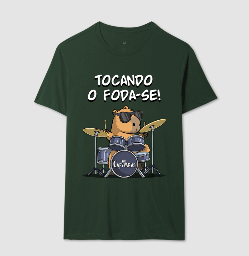 Camiseta Capivara Tocando o Foda-se - Imagem 12