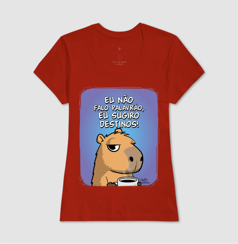 Camiseta Capivara Sugiro Destinos - Imagem 11