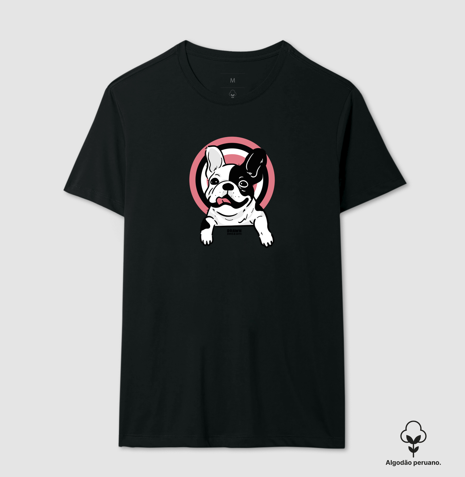 Bulldog francês fundo rosa - Imagem 2