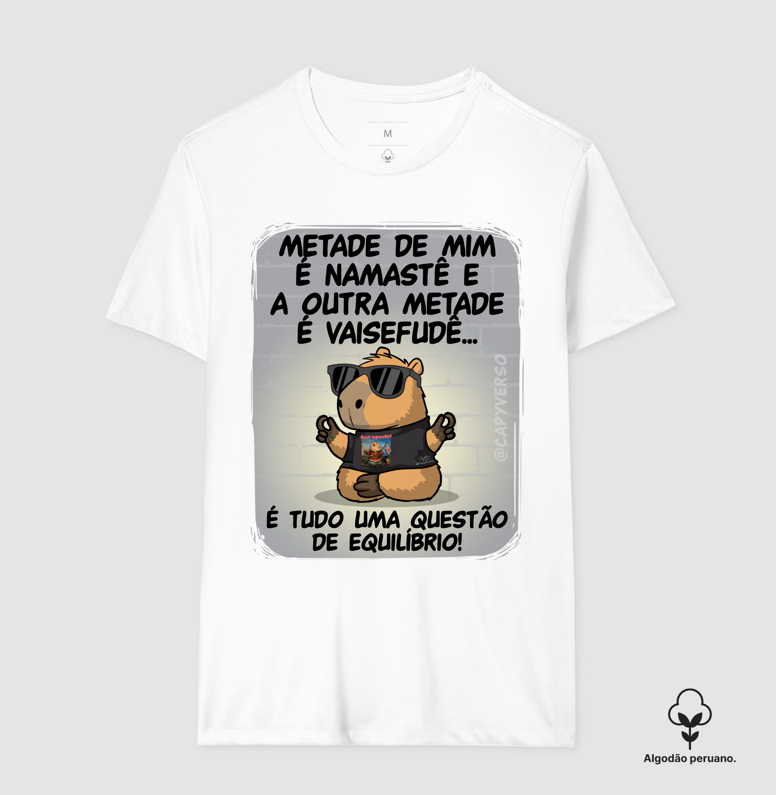 Camiseta Capivara Namastê - Imagem 4