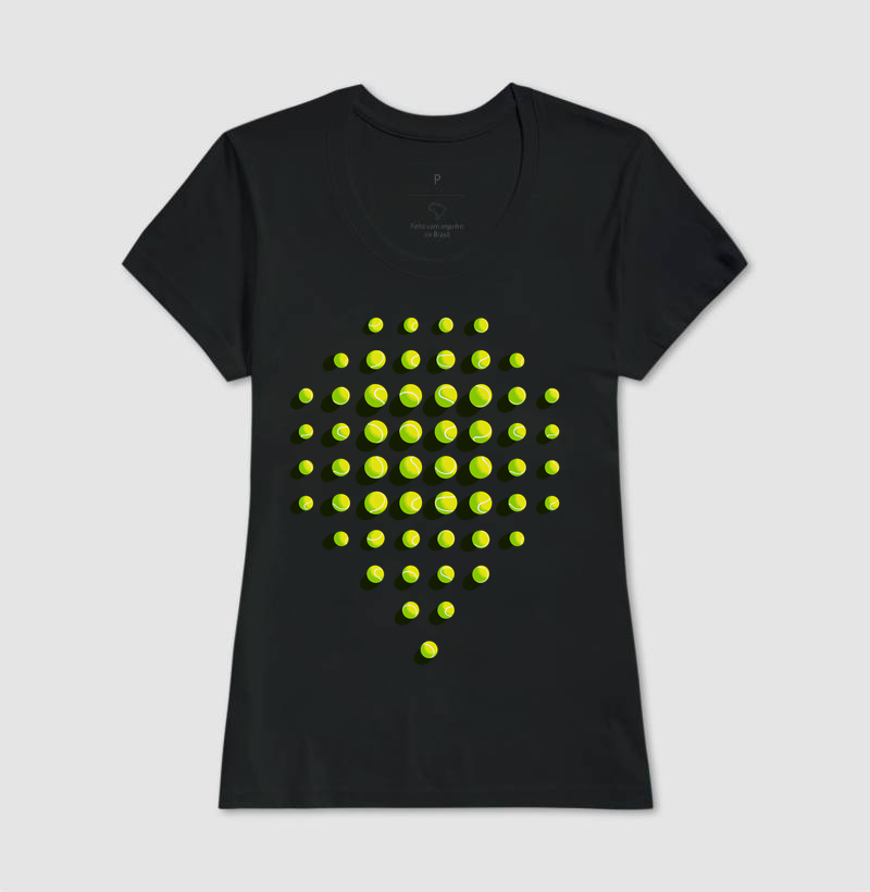 Camiseta Padel Raquete de Bolinhas - Imagem 3