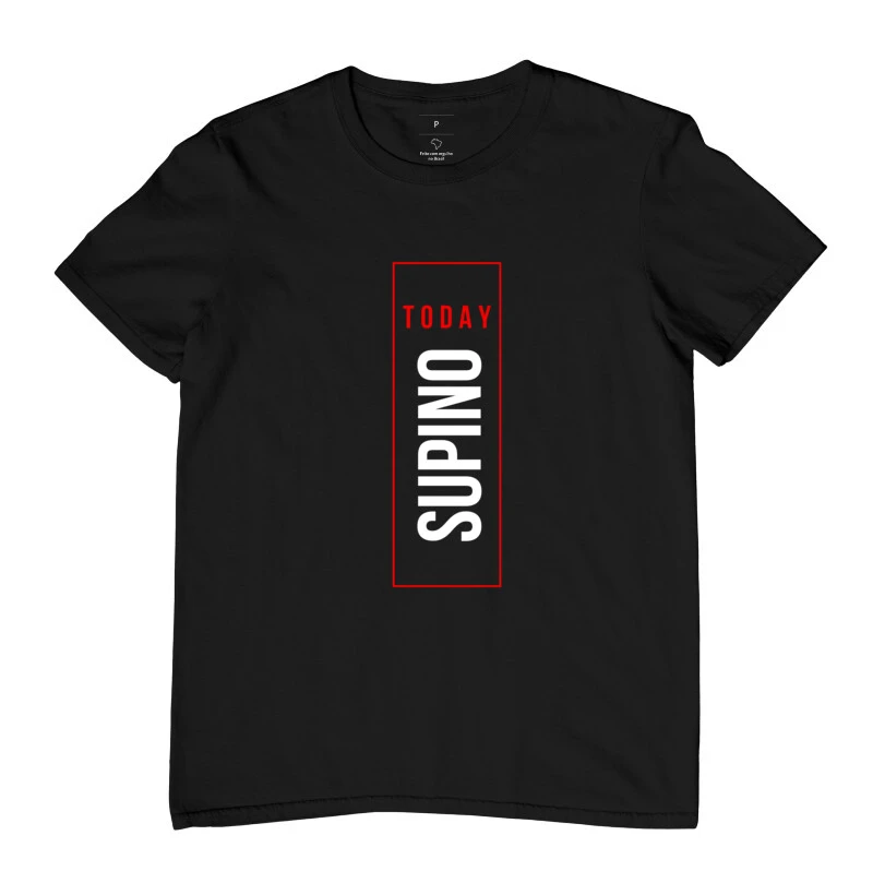 T-Shirt Masculina Supino Preta - Imagem 2