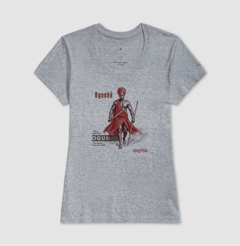 camiseta OGUM iorubá feminina - Imagem 3