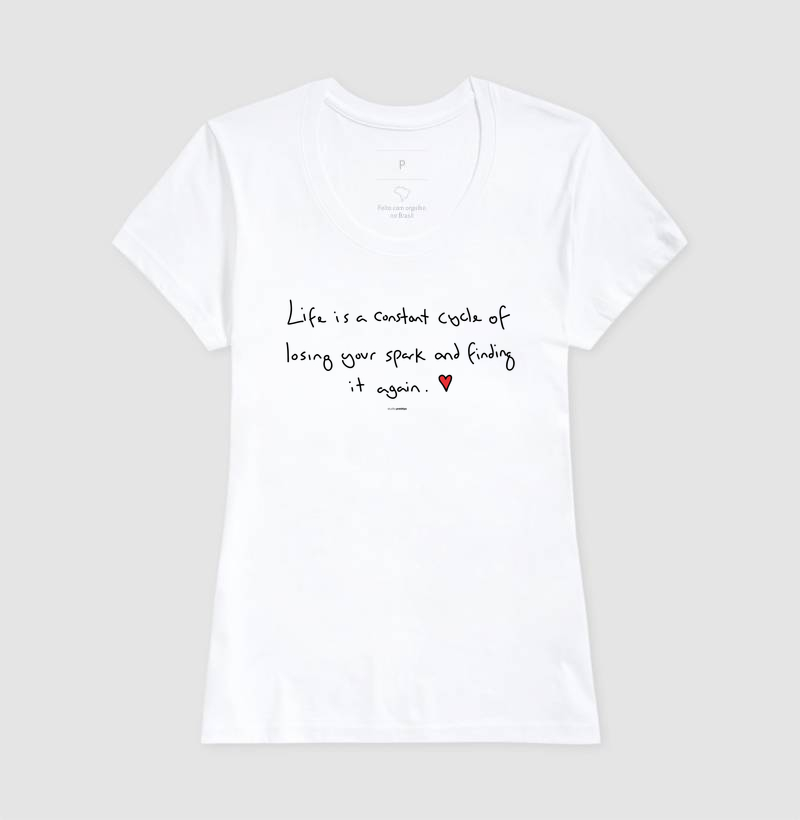 Camiseta Life Is a Constant Cycle - Imagem 5