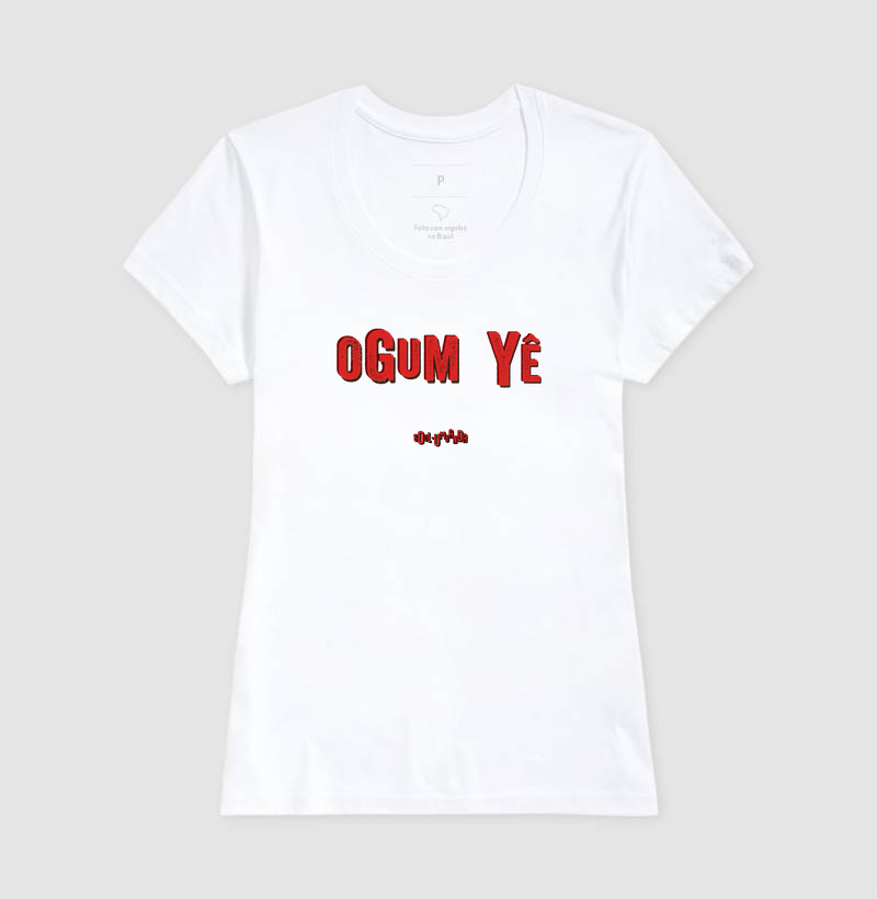 camiseta OGUM saudação feminina - Imagem 2