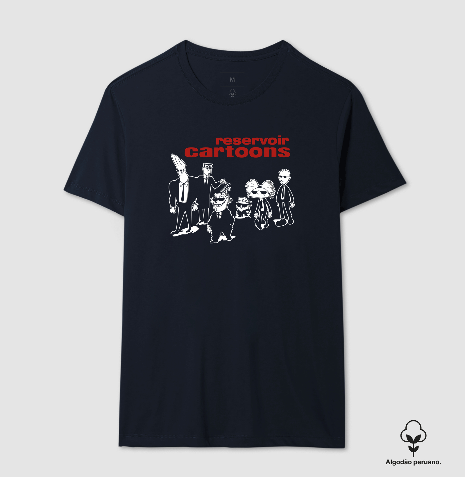 Camiseta Algodão Peruano Reservoir Cartoons - Imagem 7