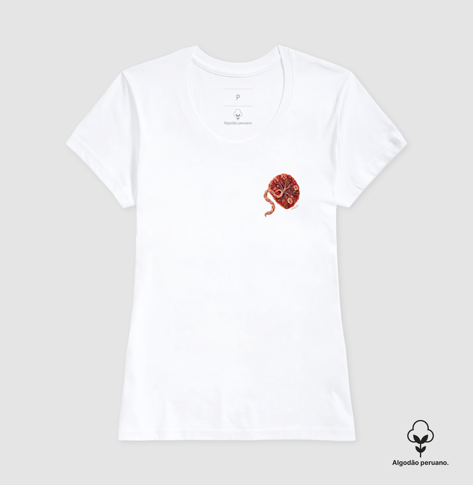 Placenta Minimal Algodão Peruano - Imagem 11