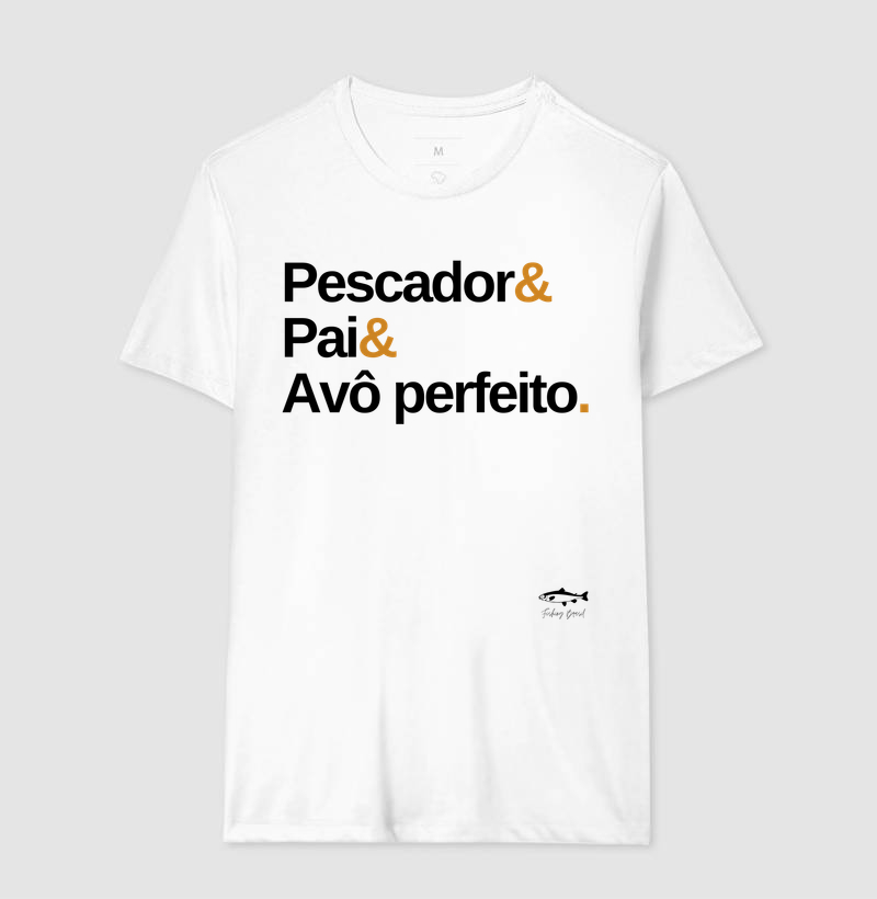 PESCADOR E PAI E AVÔ PERFEITO ( Algodão peruano) - Imagem 4
