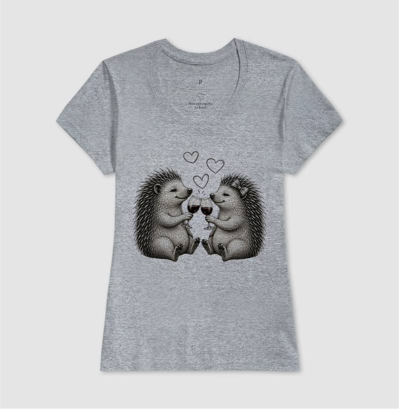 Camiseta Vinho - Brinde Porco Espinho - Imagem 9
