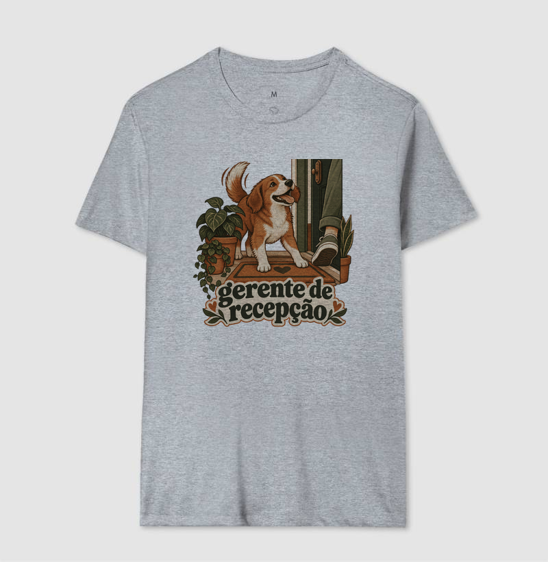 Camiseta Cachorro Recepção "gerente de recepção" | Pelo & Pano - Imagem 8