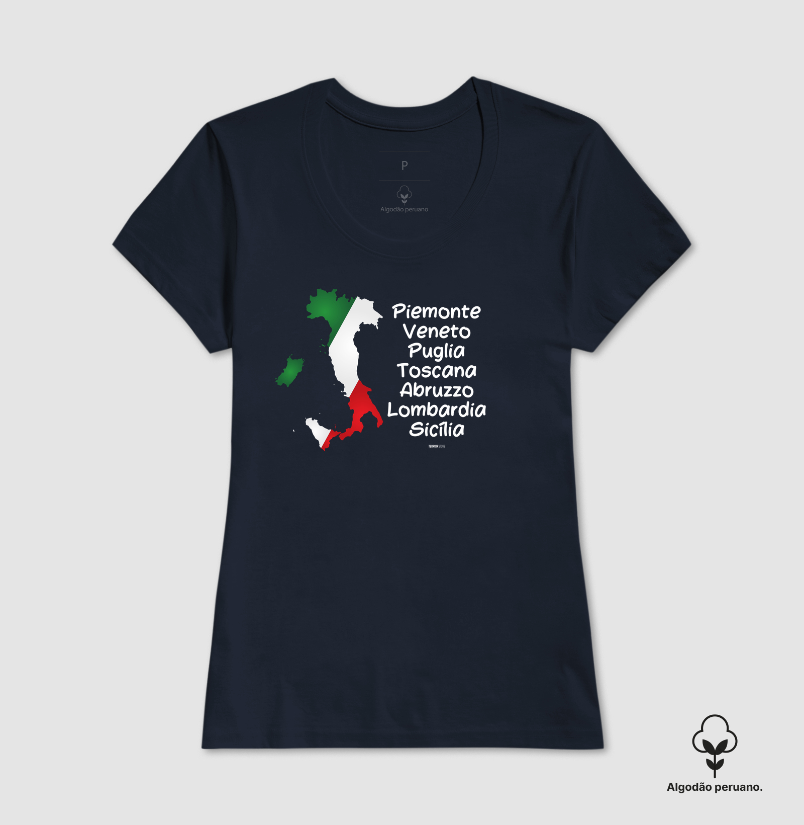 Camiseta Vinho - Regiões da Itália - Imagem 2