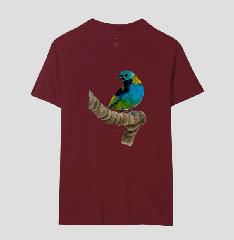 Camiseta Saíra-Sete-Cores – Aves do Brasil - Imagem 16