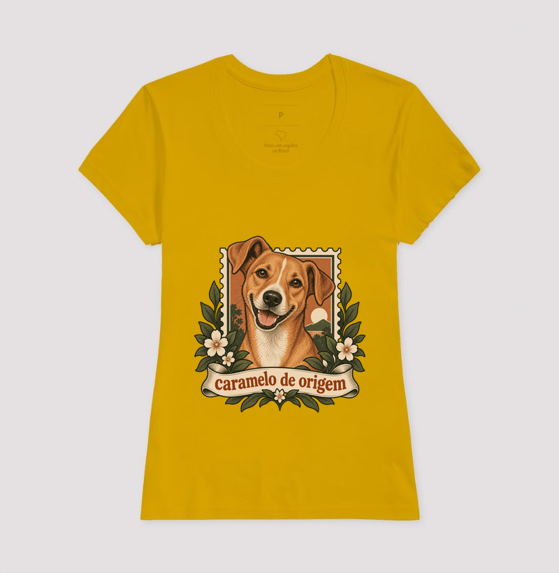 Camiseta Vira-Lata Caramelo "caramelo de origem" | Pelo & Pano - Imagem 15