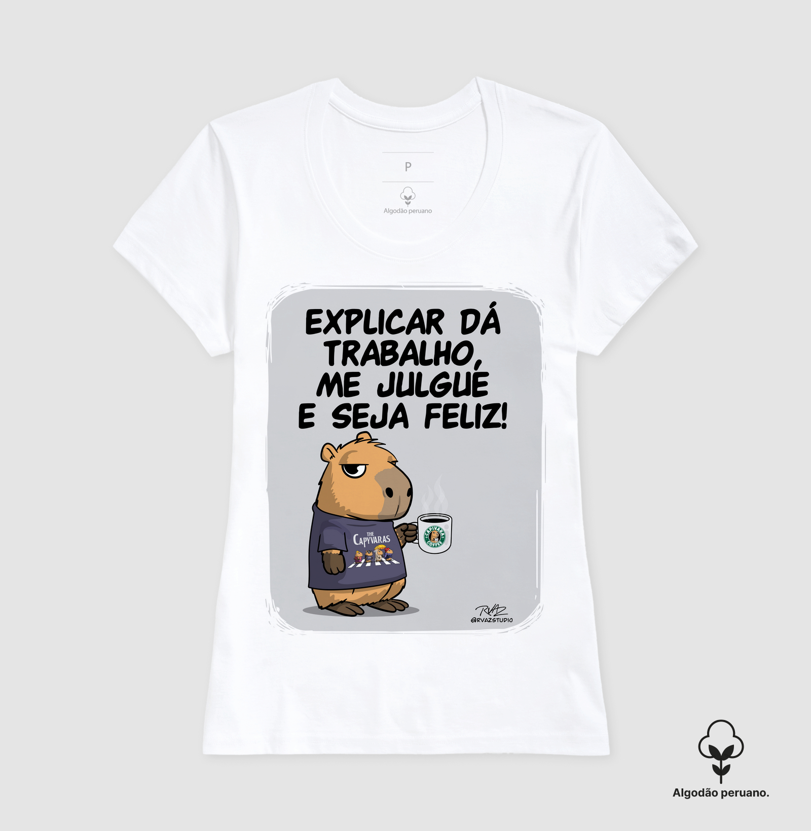 Camiseta Capivara me julgue - Imagem 2