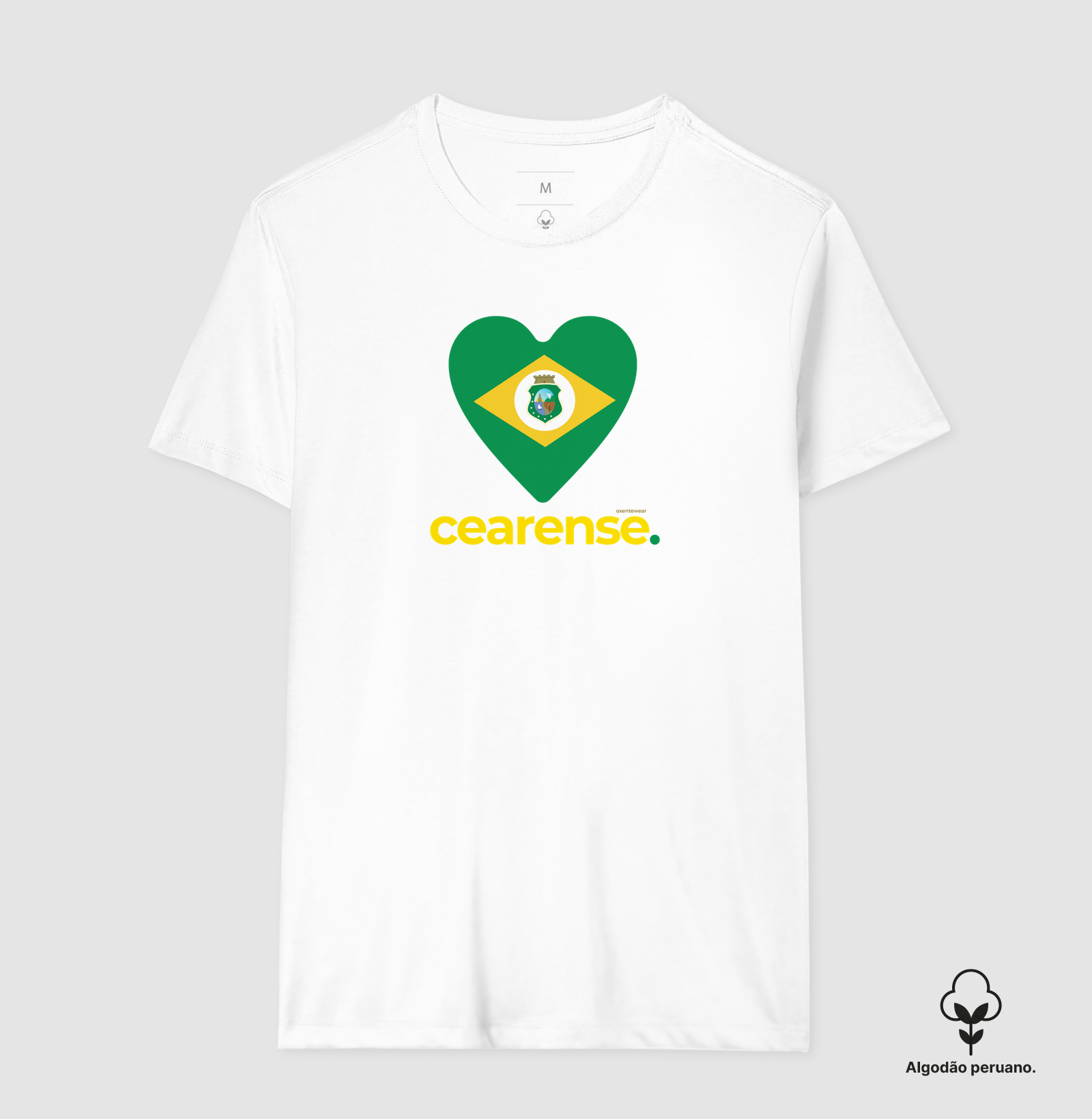 Camiseta Coração Cearense. | OxenteWear - Imagem 4