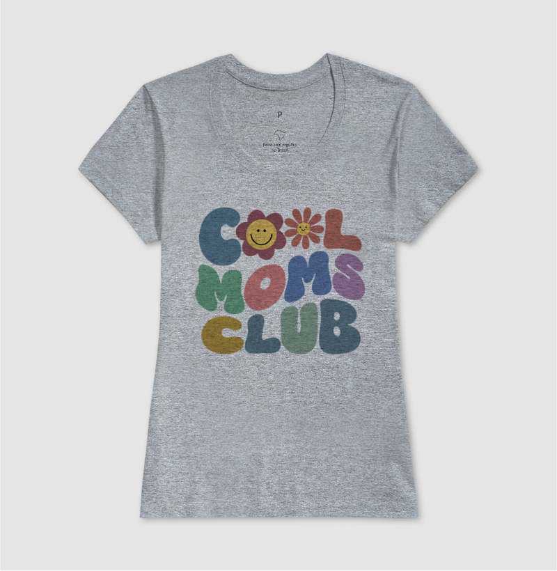 Camiseta Cool Moms Club (estampa G) - Imagem 9