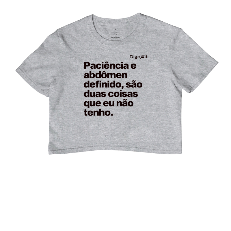 CROPPED ACADEMIA PACIÊNCIA E ABDÔMEN DEFINIDO - Imagem 6