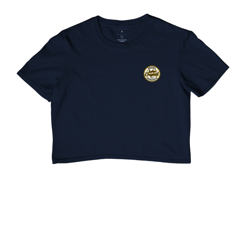 Feito para durar e se destacar:  Designer clássico - formato de brasão circular, linhas marcantes, letras com personalidade, cores ouro e preto que transmitem nobreza e solidez. - Imagem 4