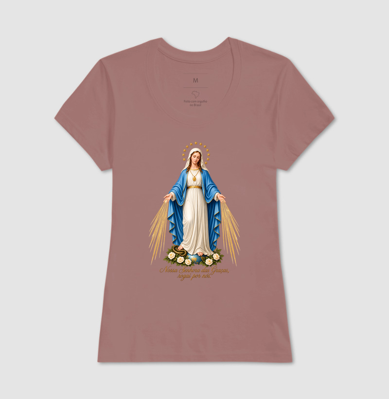 Camiseta Nossa Senhora das Graças - Imagem 11
