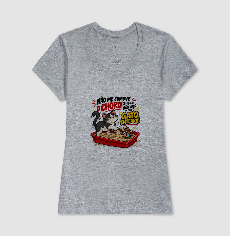 Camiseta Gato Poop em Algodão - Imagem 12